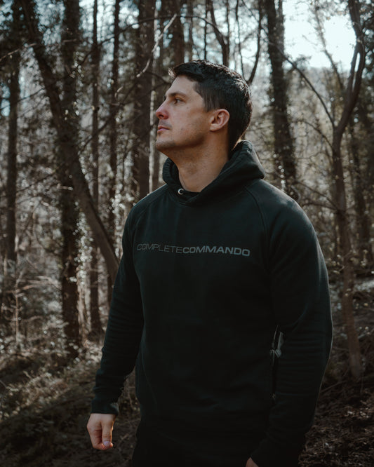 Commando Core Black Hoodie
