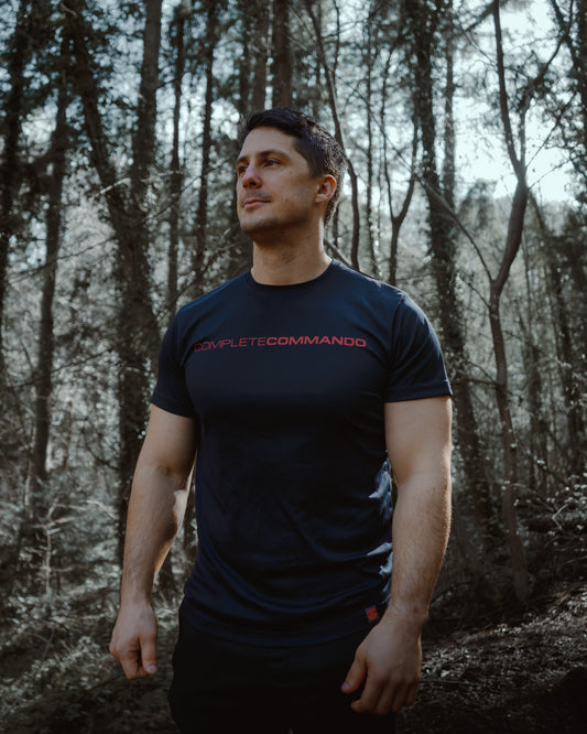 Navy Blue Commando Training T shirt