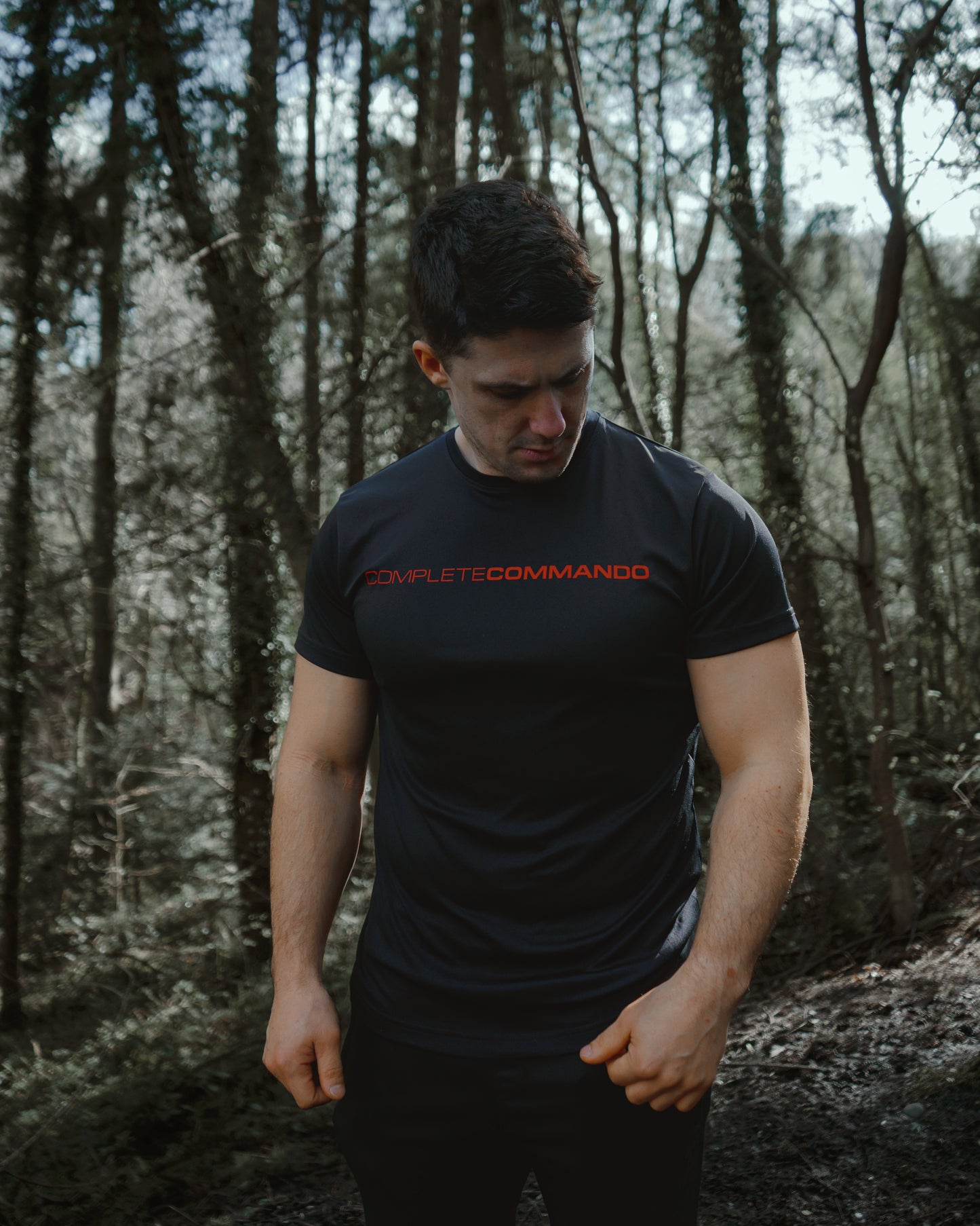 Navy Blue Commando Training T shirt