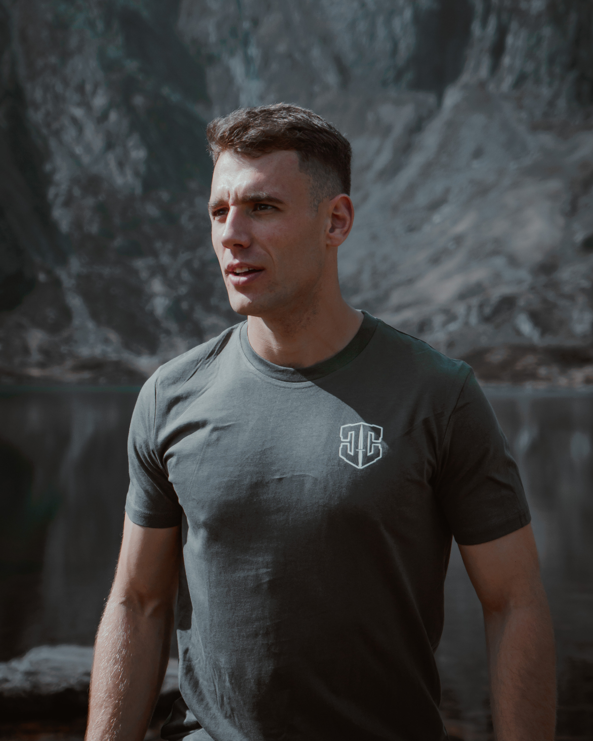 Khaki Commando Logo T-Shirt