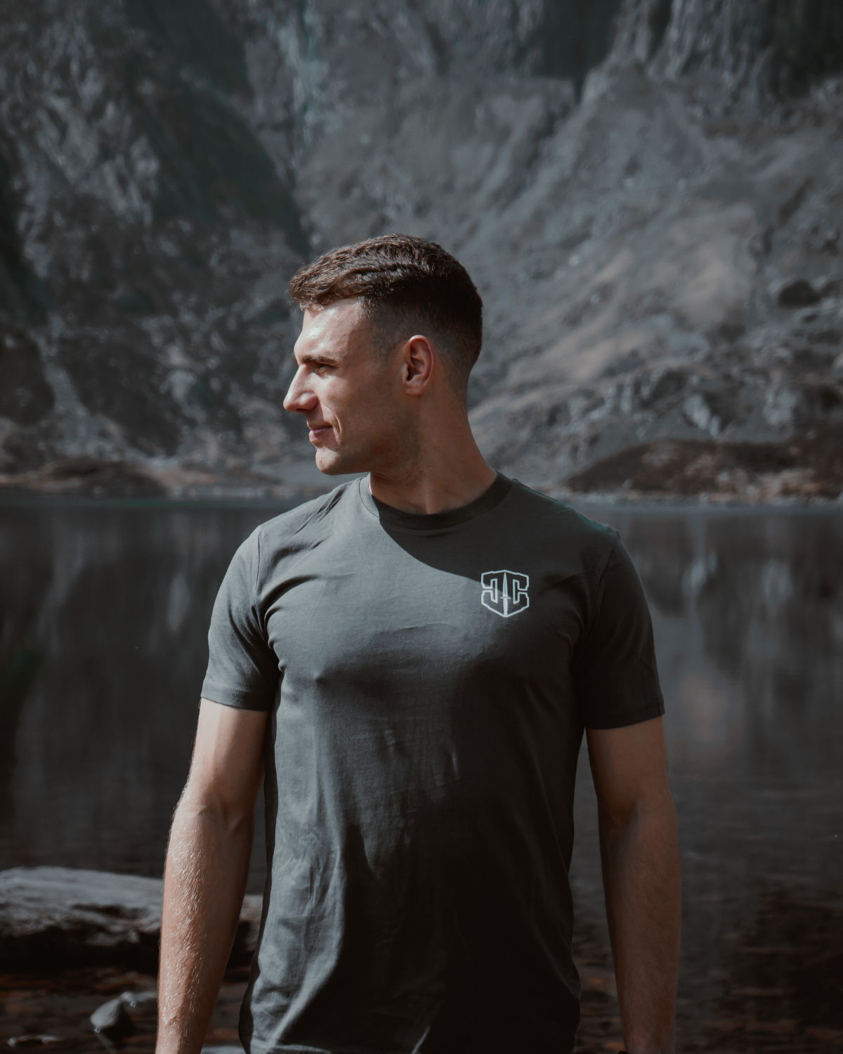 Khaki Commando Logo T-Shirt