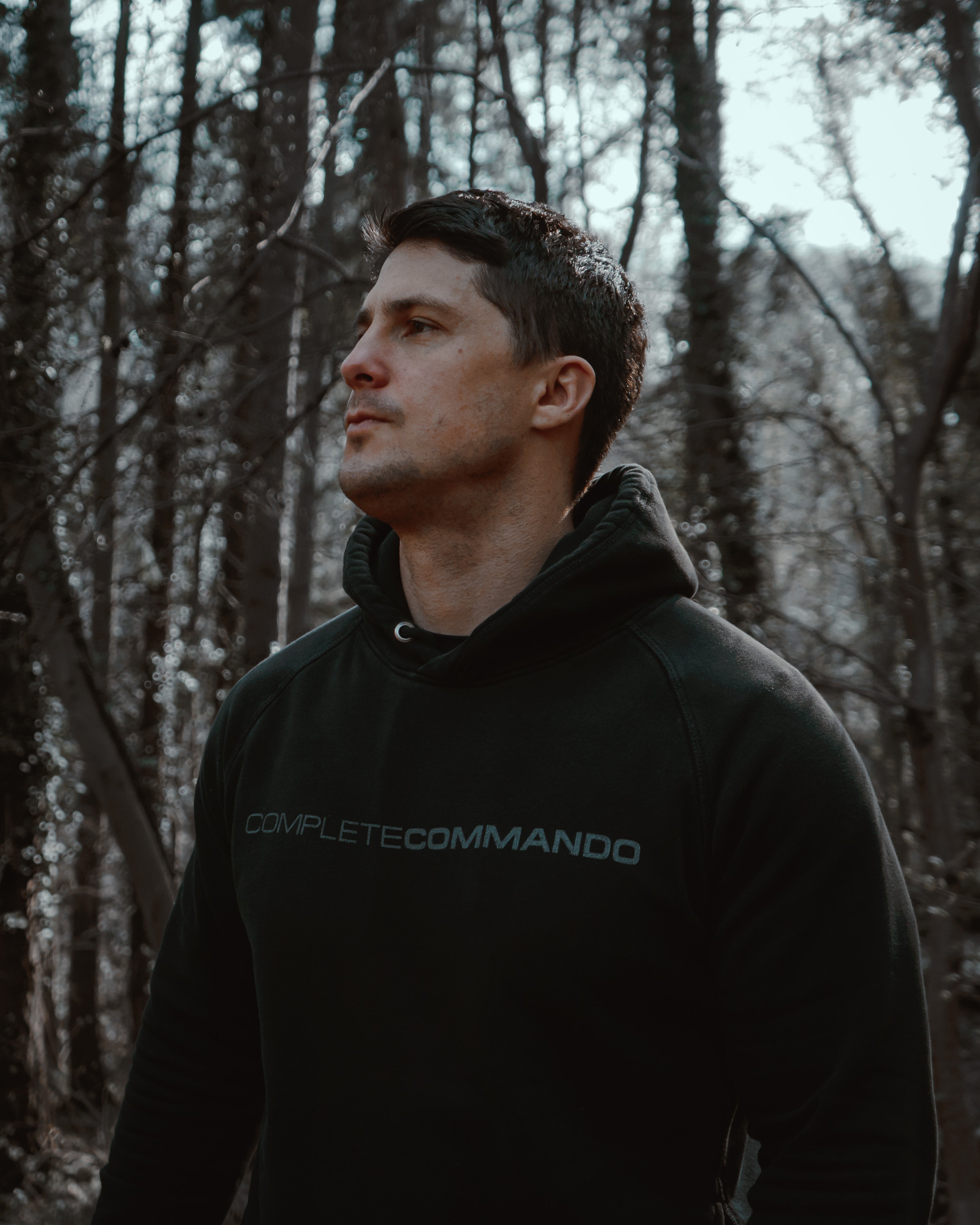 Commando Core Black Hoodie