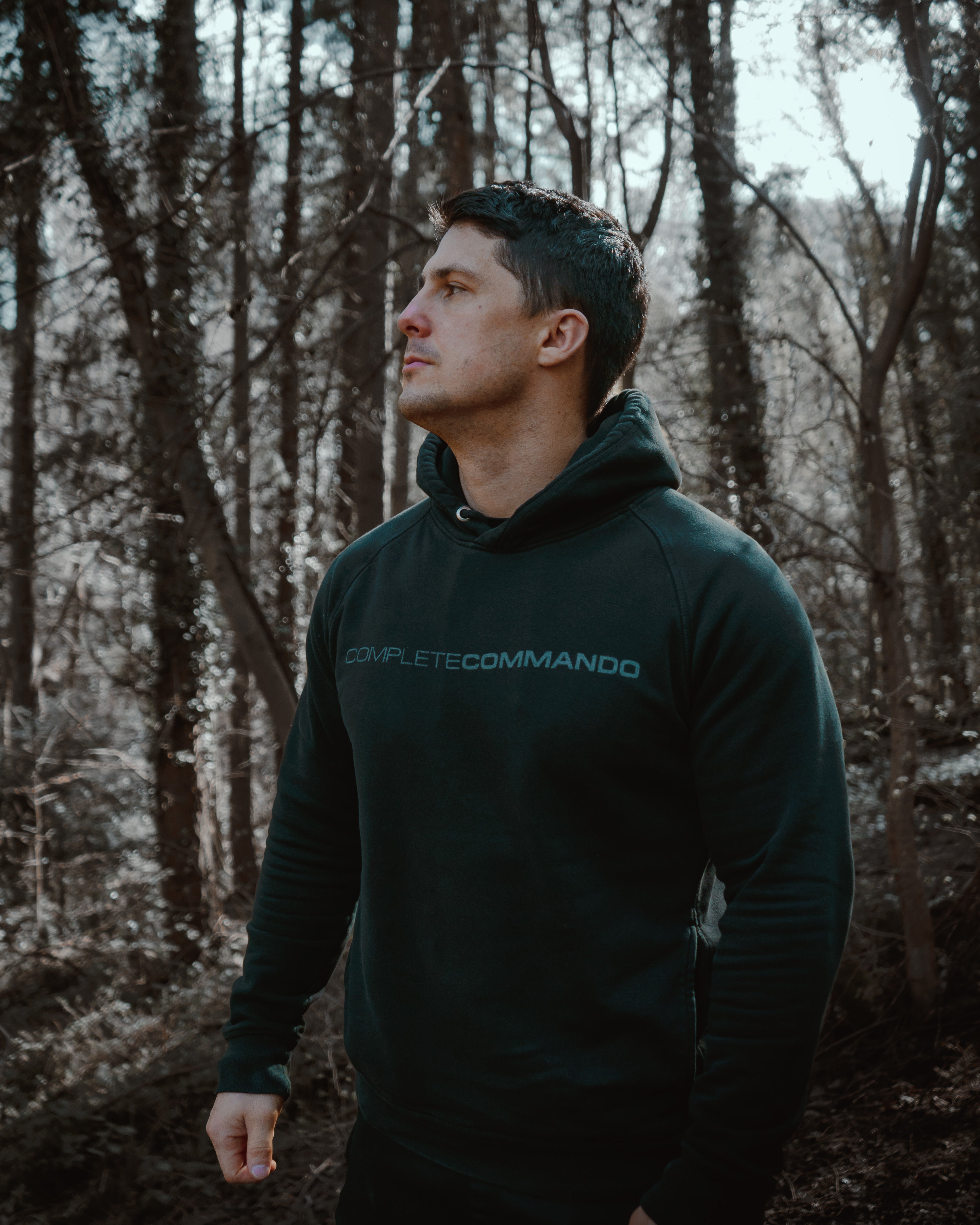 Commando Core Black Hoodie