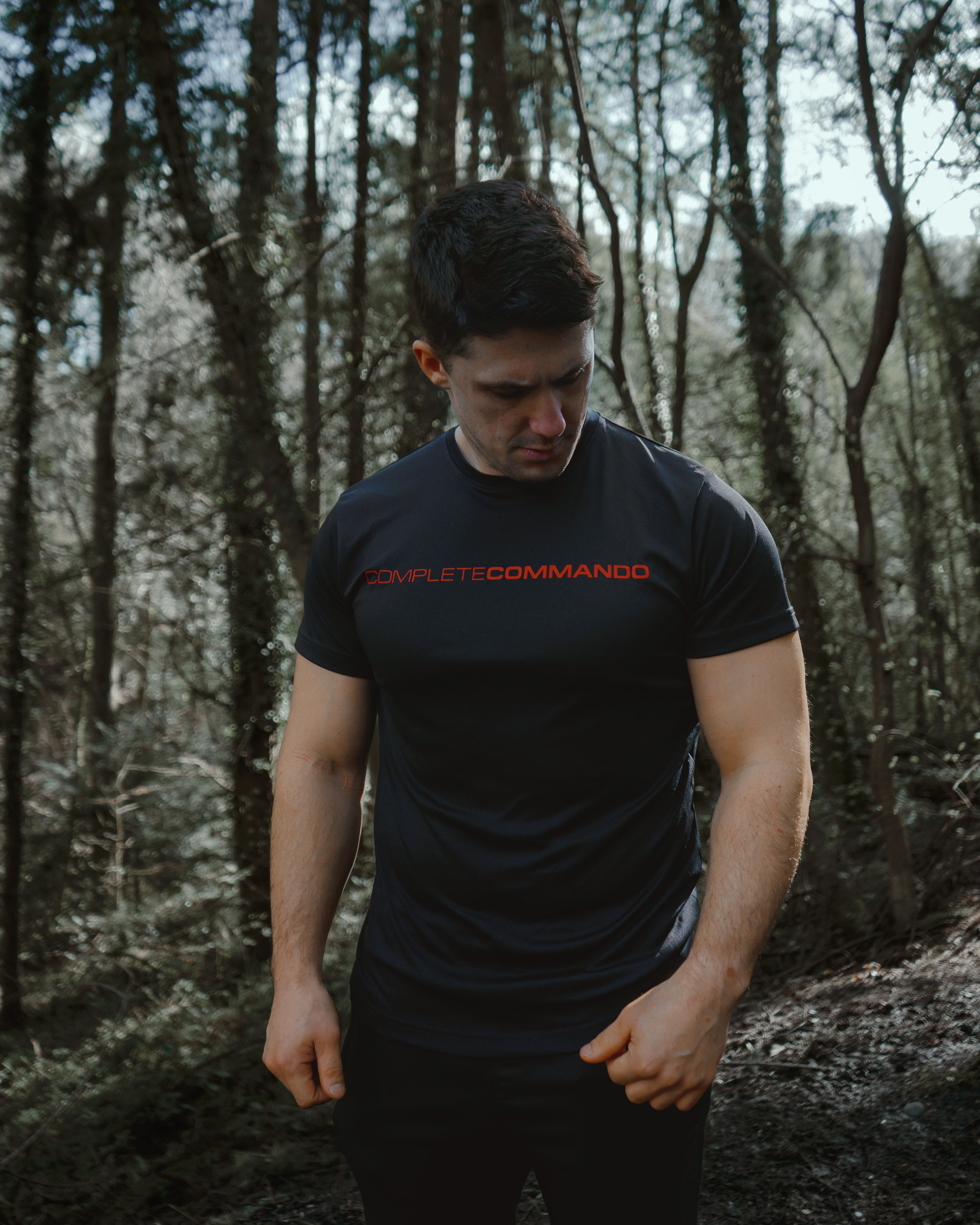 Navy Blue Commando Training T shirt