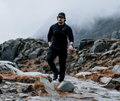 Sam Logan training in the mountains for The Objective programme