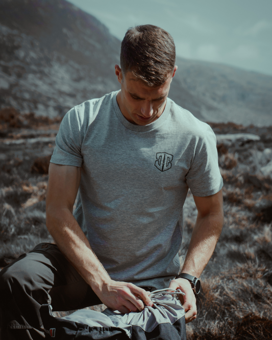 Commando Logo Grey T-Shirt